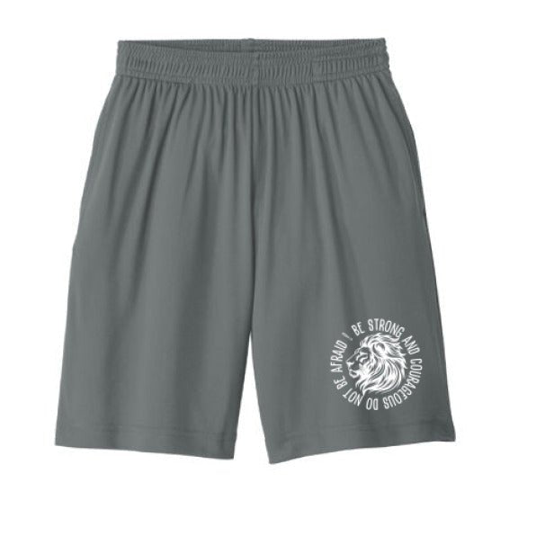 Be Strong Youth Christian Basketball Shorts - ClaimedbyGodDesigns