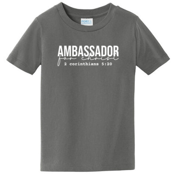 Ambassador For Him Christian Toddler T-Shirt - ClaimedbyGodDesigns