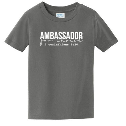 Ambassador For Him Christian Toddler T-Shirt - ClaimedbyGodDesigns