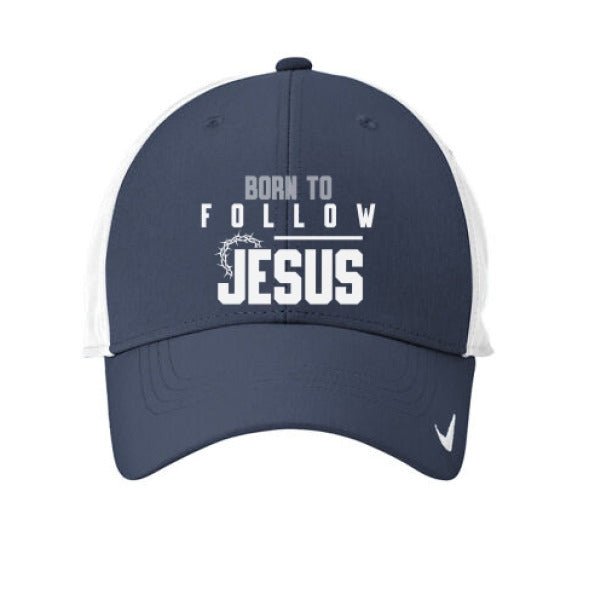 Born To Follow Him Adult Christian Hat - ClaimedbyGodDesigns