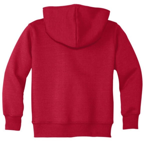 Soar High Christian Toddler Pullover Fleece Hooded Sweatshirt - ClaimedbyGodDesigns