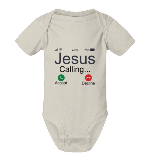 He Is Calling Christian Baby Jumpsuit - ClaimedbyGodDesigns