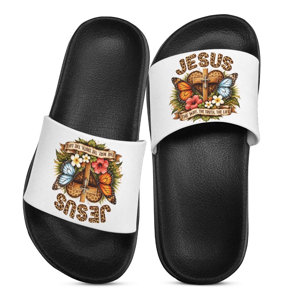 Jesus The Way The Truth The Life Christian Children's Sandals - ClaimedbyGodDesigns
