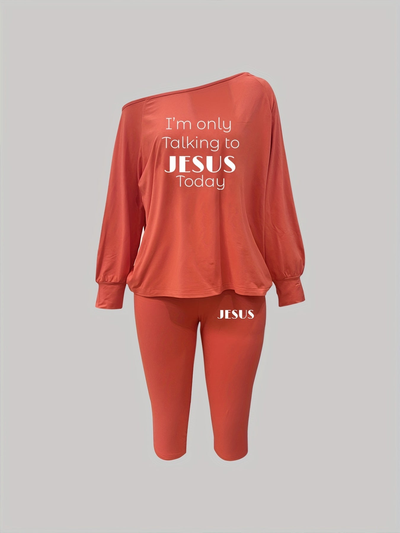 I'm Only Talking To Jesus Today Women's Christian Outfit claimedbygoddesigns