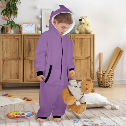 This Chick Loves Him One-Piece Zip up Hooded Pajamas for Little Kids (Toddler)