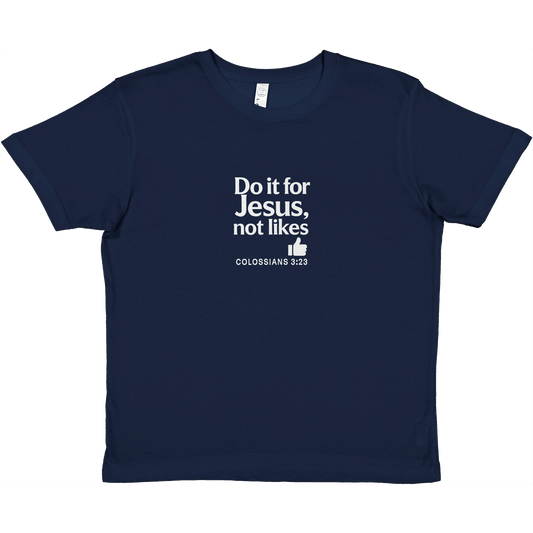 Do It For Him Youth Christian T-shirt - ClaimedbyGodDesigns