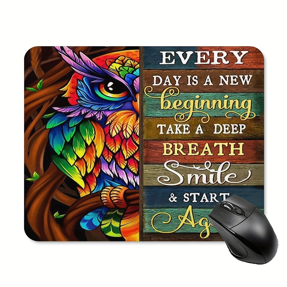 1pc Every Day Is A New Beginning Christian Computer Mouse Pad 9.45 * 7.9 Inches claimedbygoddesigns