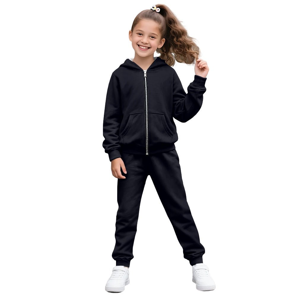 Walking In His Love Youth Christian Zippered Sportswear Outfit - ClaimedbyGodDesigns