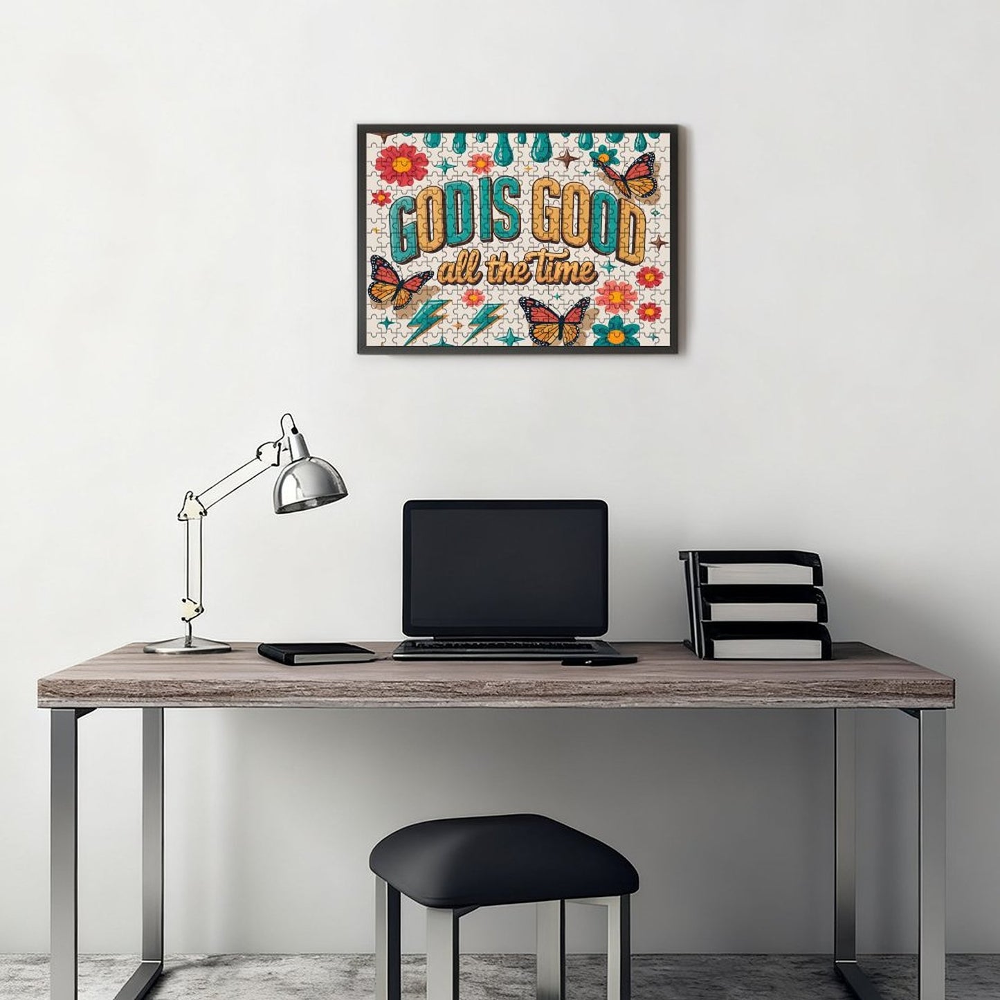 God Is Good All The Time Christian Horizontal Wooden Puzzle