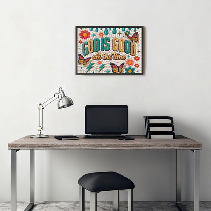 God Is Good All The Time Christian Horizontal Wooden Puzzle