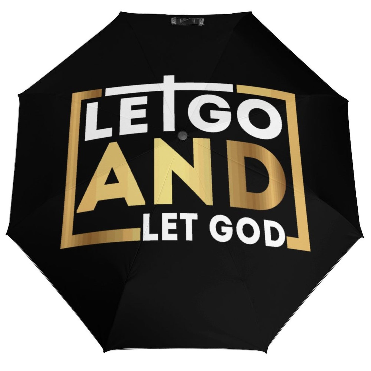 Let Go And Let God Christian Umbrella
