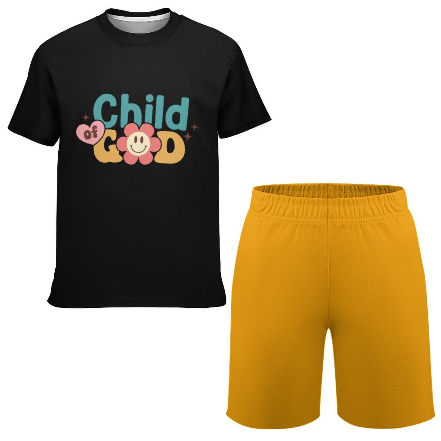 Child Of God Youth Christian Casual Shorts Set SALE-Personal Design