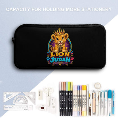Lion Of Judah Christian 3 PCS Bag Set (Backpack, Lunch Bag and Pencil Case) - ClaimedbyGodDesigns