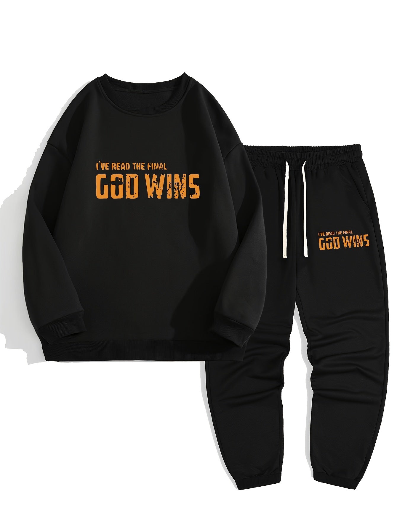 I've Read The Final Chapter God Wins Men's Christian Casual Outfit claimedbygoddesigns