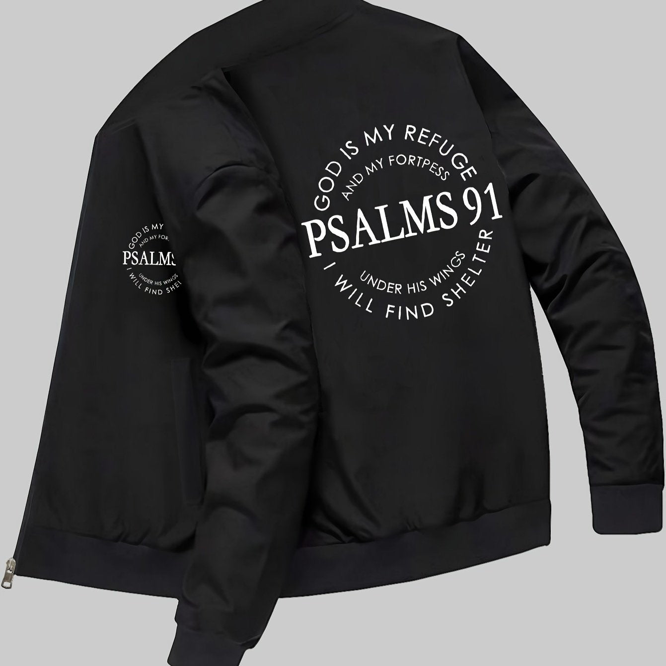 Psalms 91 Men's Christian Jacket claimedbygoddesigns