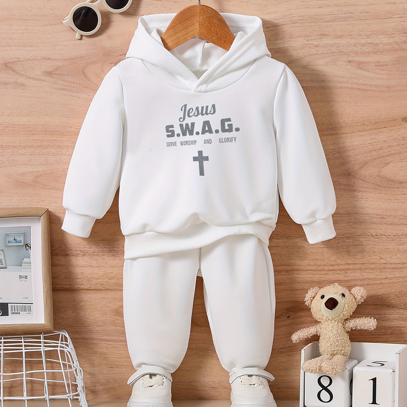 JESUS S.W.A.G Toddler Christian Casual Outfit claimedbygoddesigns