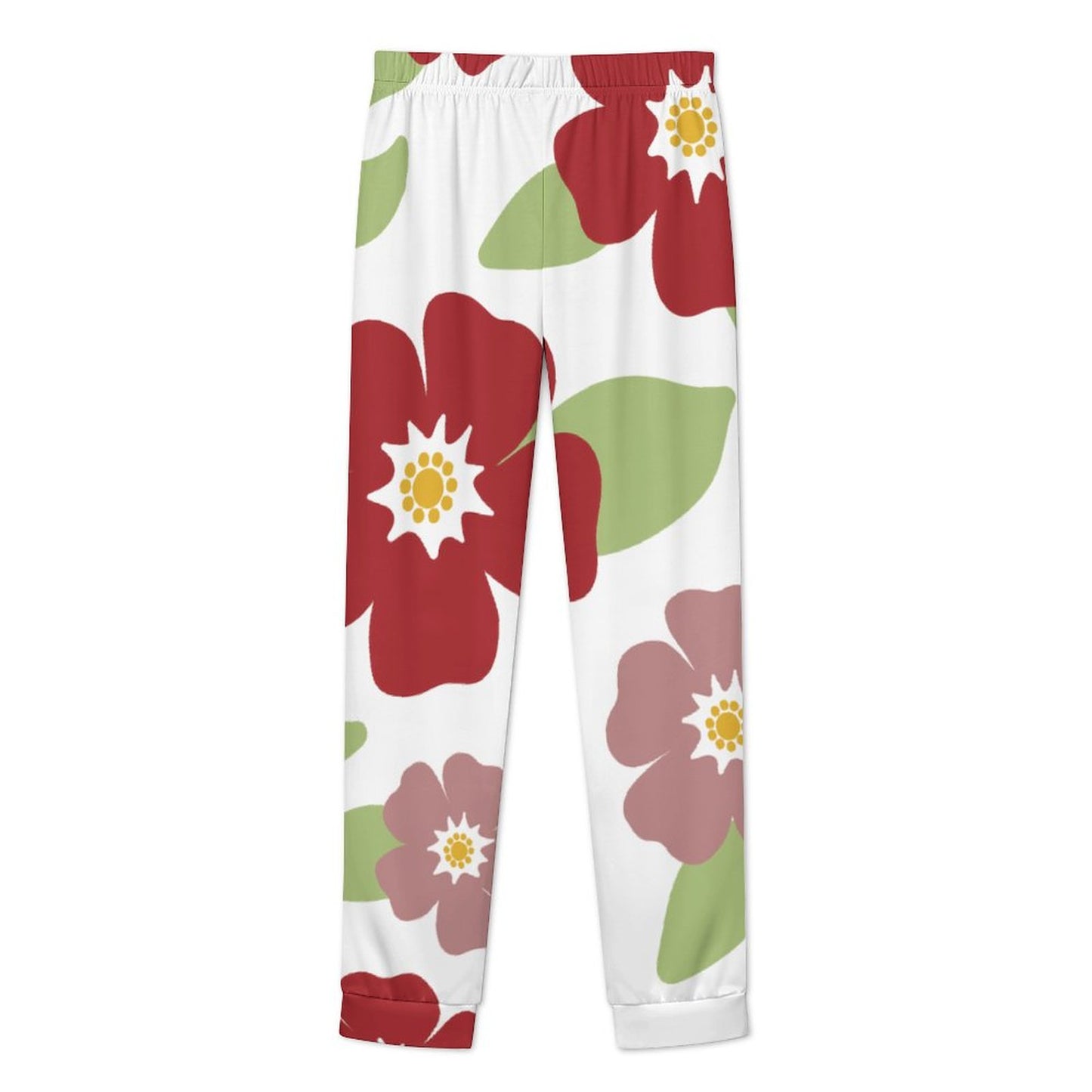 In Christ I Am Made New (flowered) Christian Women's 2 Piece Pajama Set