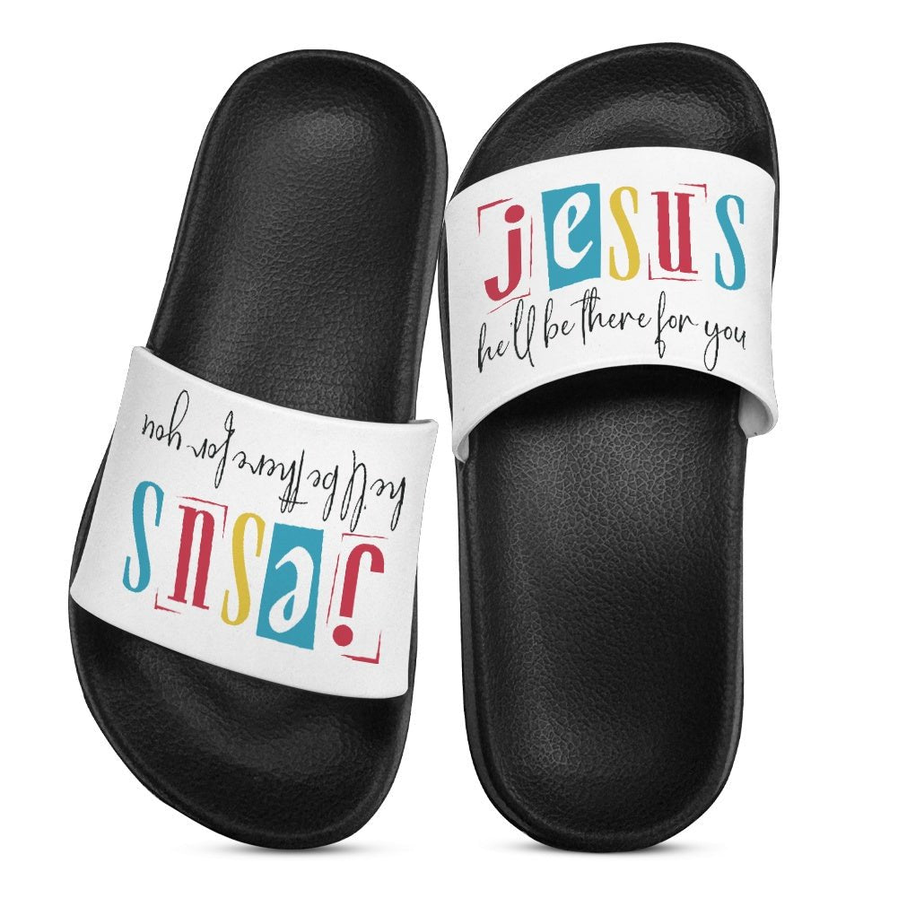 He'll Be There For You Christian Children's Sandals - ClaimedbyGodDesigns