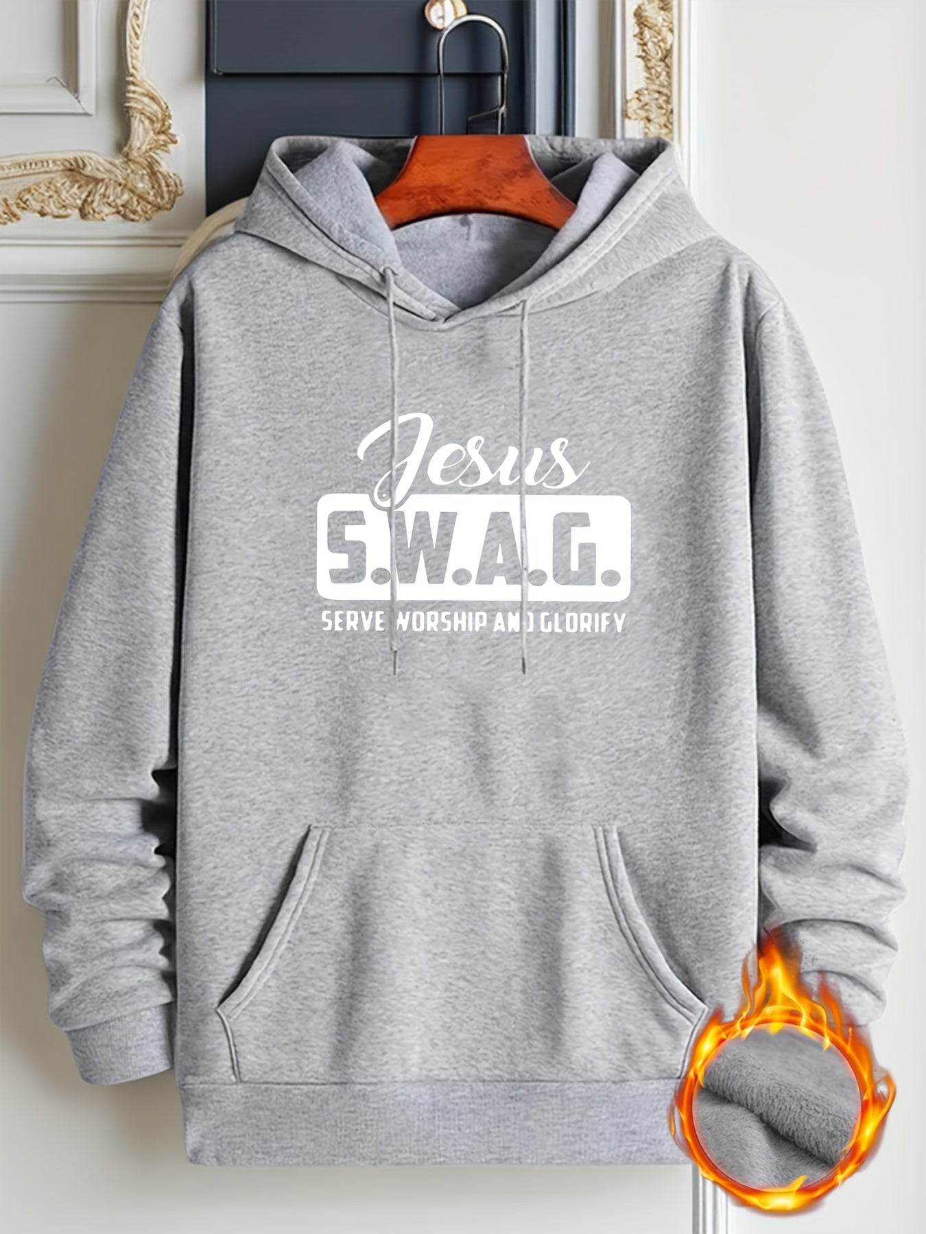 Jesus Swag Unisex Christian Pullover Hooded Sweatshirt claimedbygoddesigns