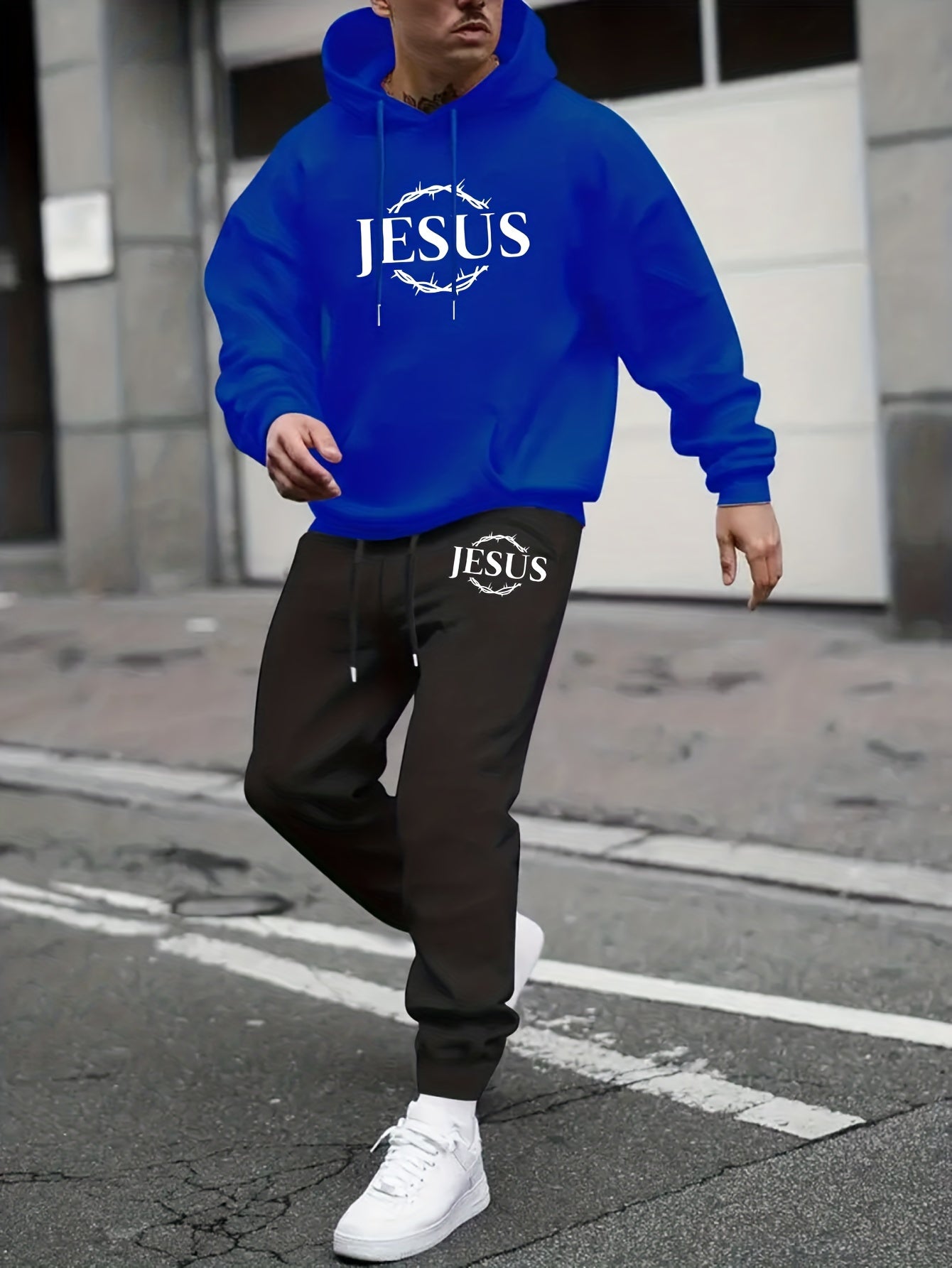 JESUS Men's Christian Casual Outfit claimedbygoddesigns