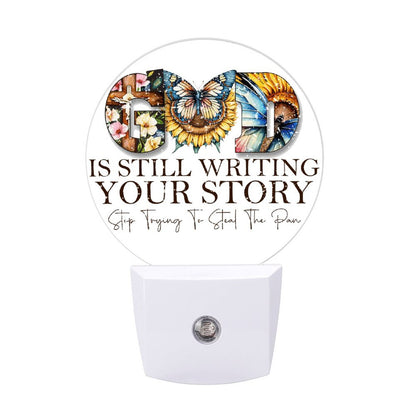 God Is Still Writing Your Story Night Light For Kids