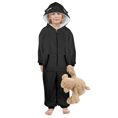 What a friend we have One-Piece Zip up Hooded Pajamas for Little Kids (toddler)