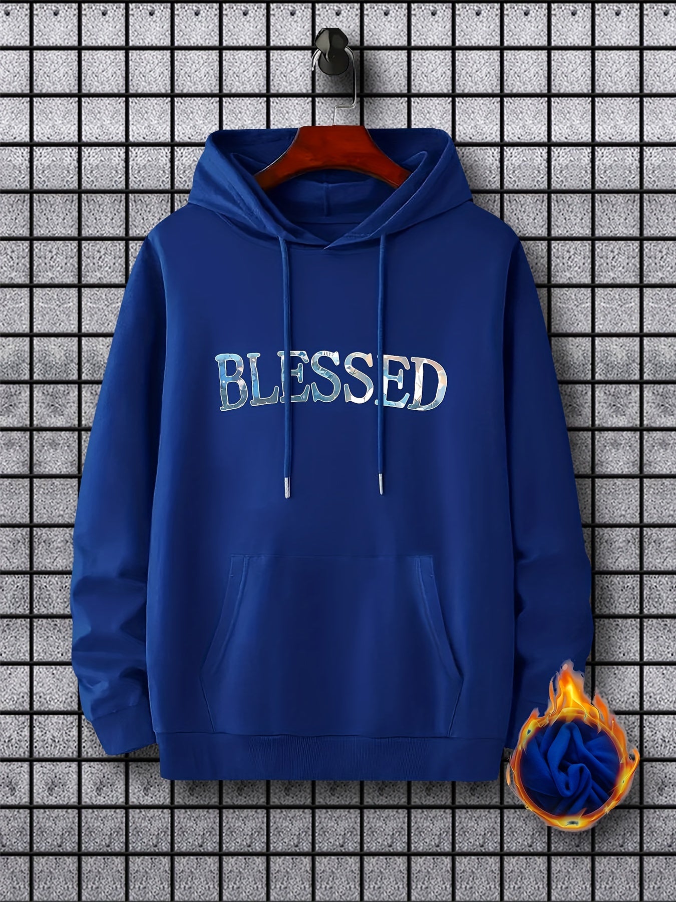 Blessed Men's Christian Pullover Hooded Sweatshirt claimedbygoddesigns