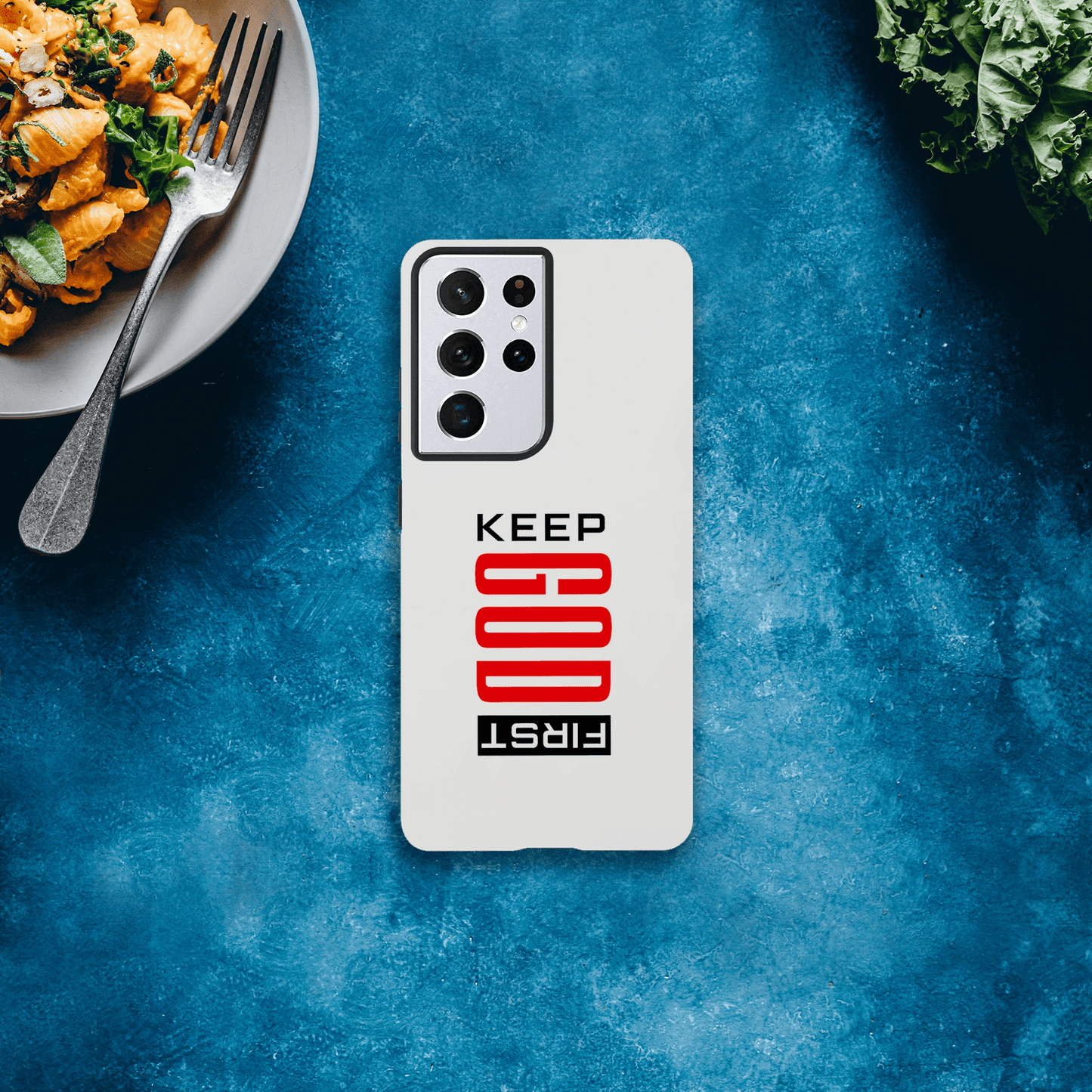 Keep Him First Christian Tough Phone Case For Samsung Galaxy - ClaimedbyGodDesigns