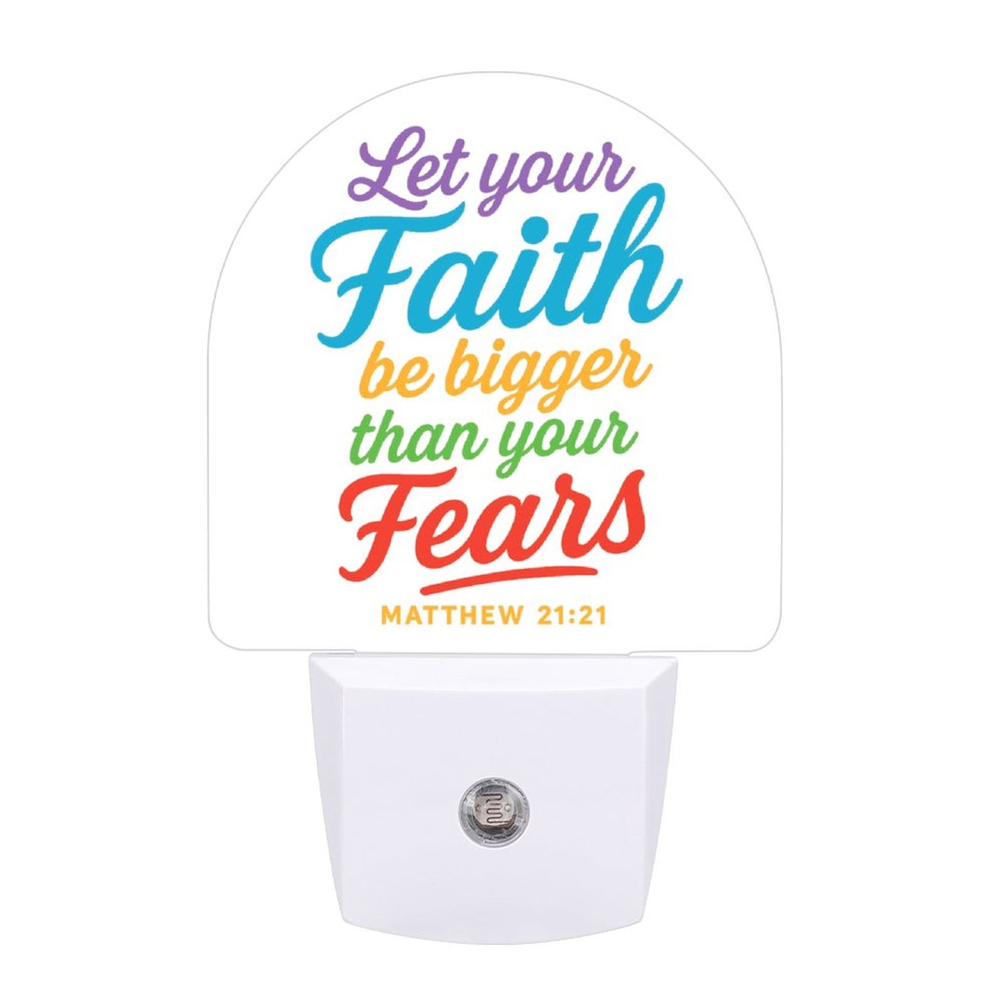 Let Your Faith Be Bigger Christian Night Light For Kids