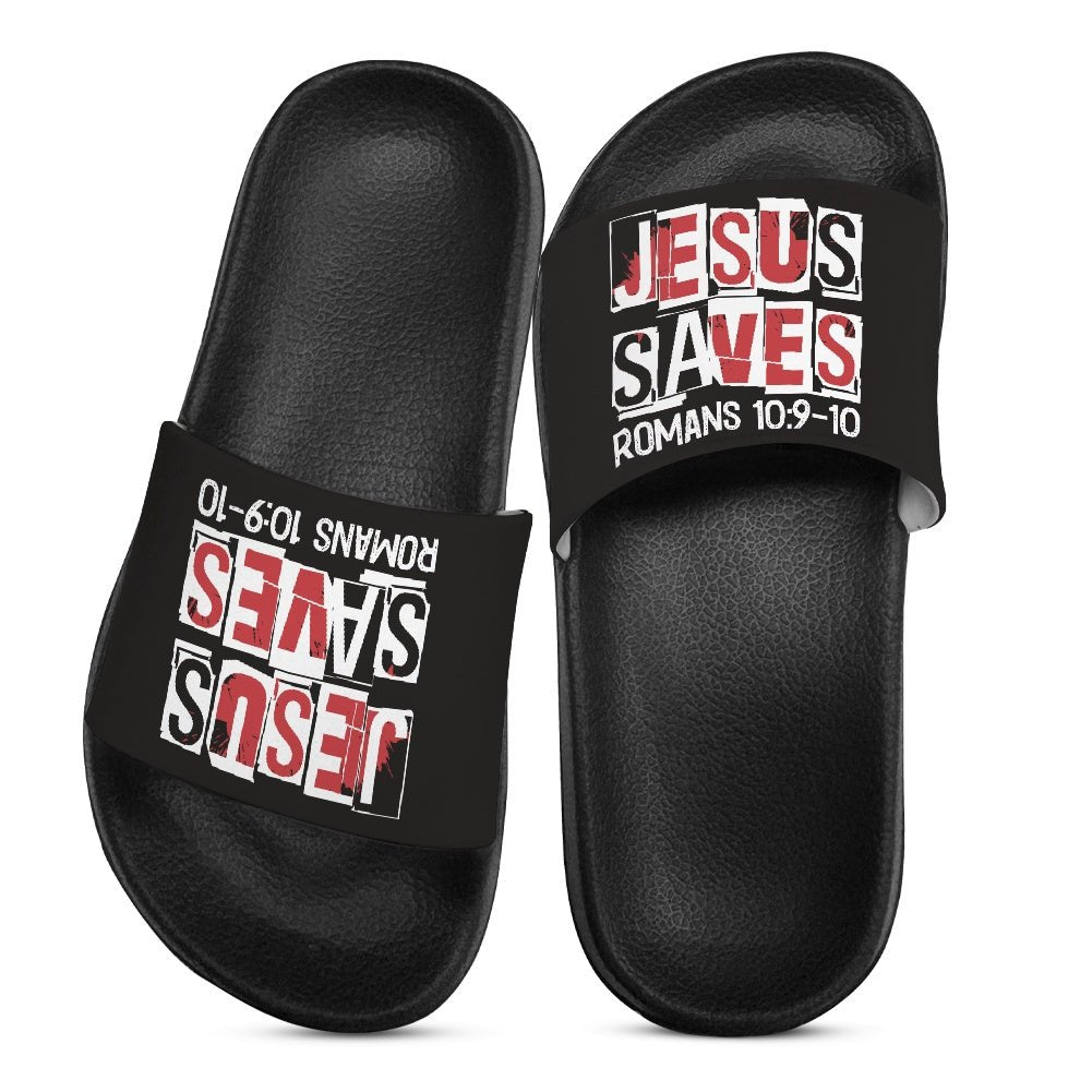 He Saves Christian Children's Sandals - ClaimedbyGodDesigns