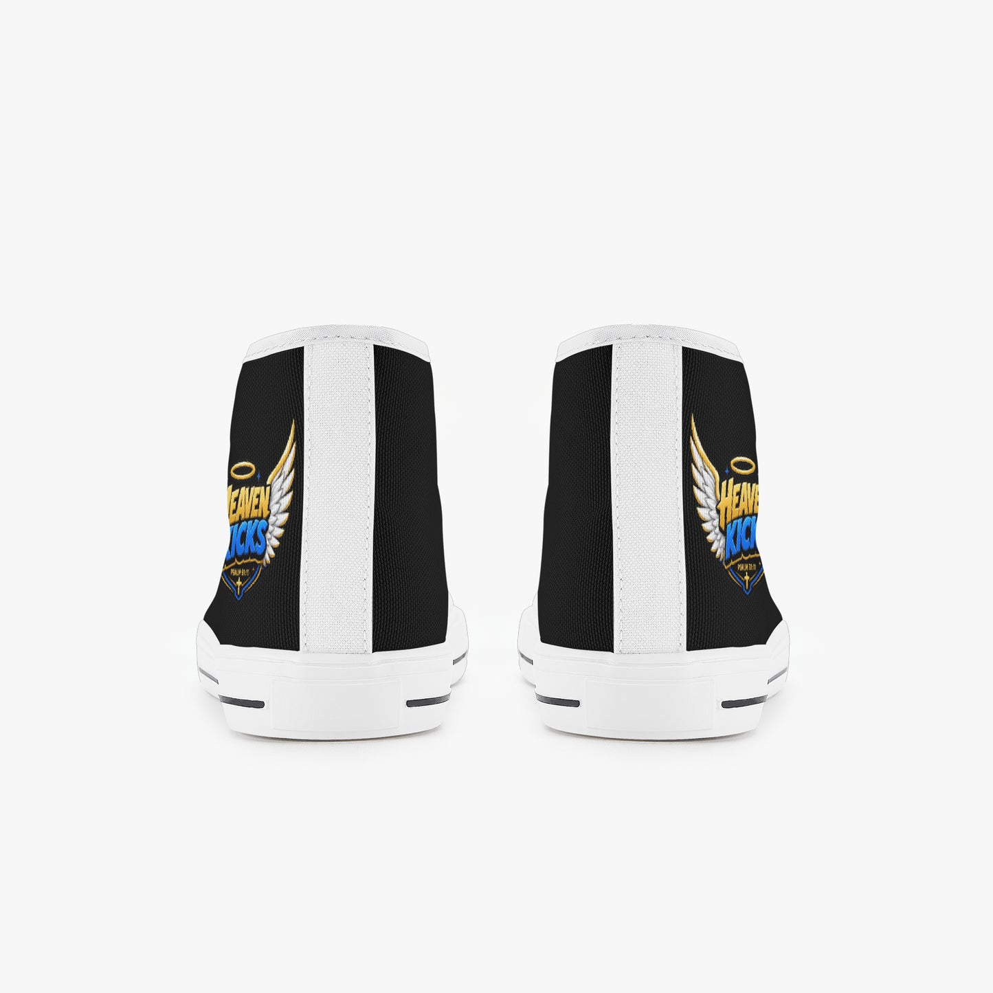 Heaven Kicks Christian Kid’s High - Top Canvas Shoes - ClaimedbyGodDesigns
