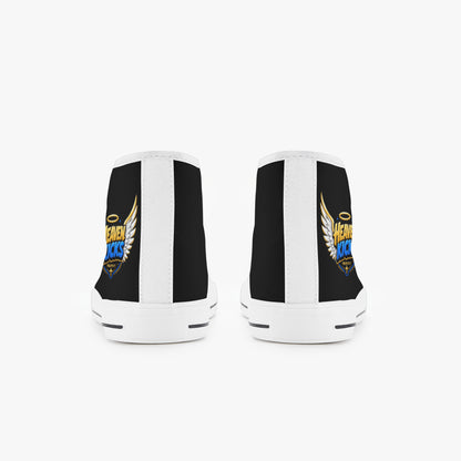 Heaven Kicks Christian Kid’s High - Top Canvas Shoes - ClaimedbyGodDesigns
