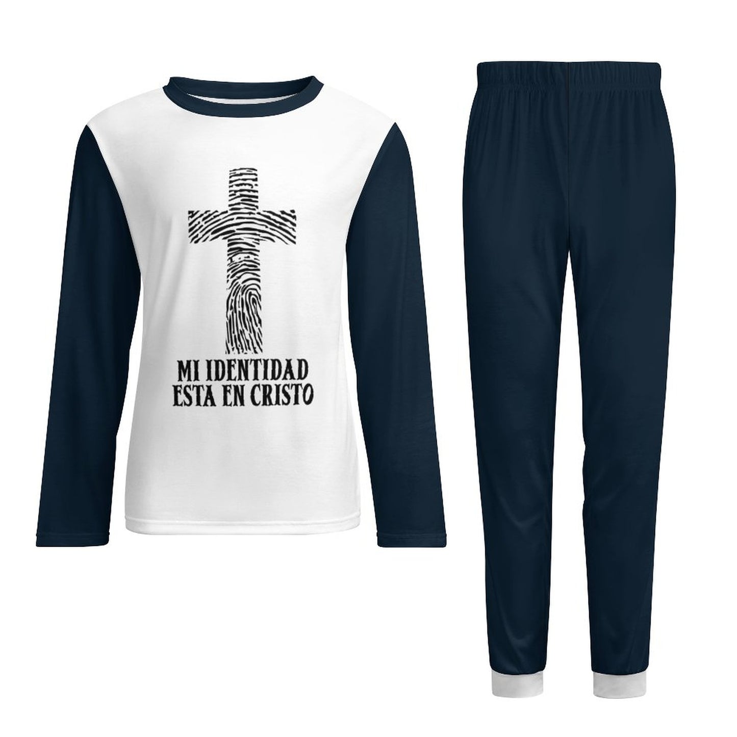 Mi Identidad Spanish Men's Christian Pajama Set