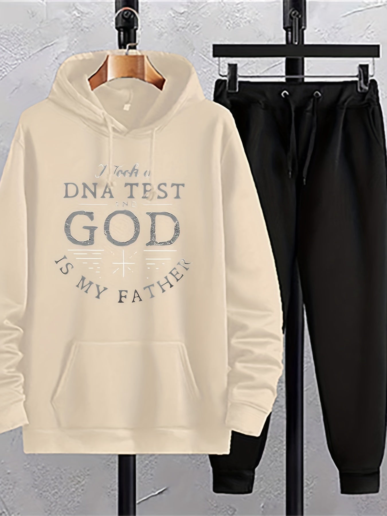 I Took A DNA Test And God Is My Father Men's Christian Casual Outfit claimedbygoddesigns