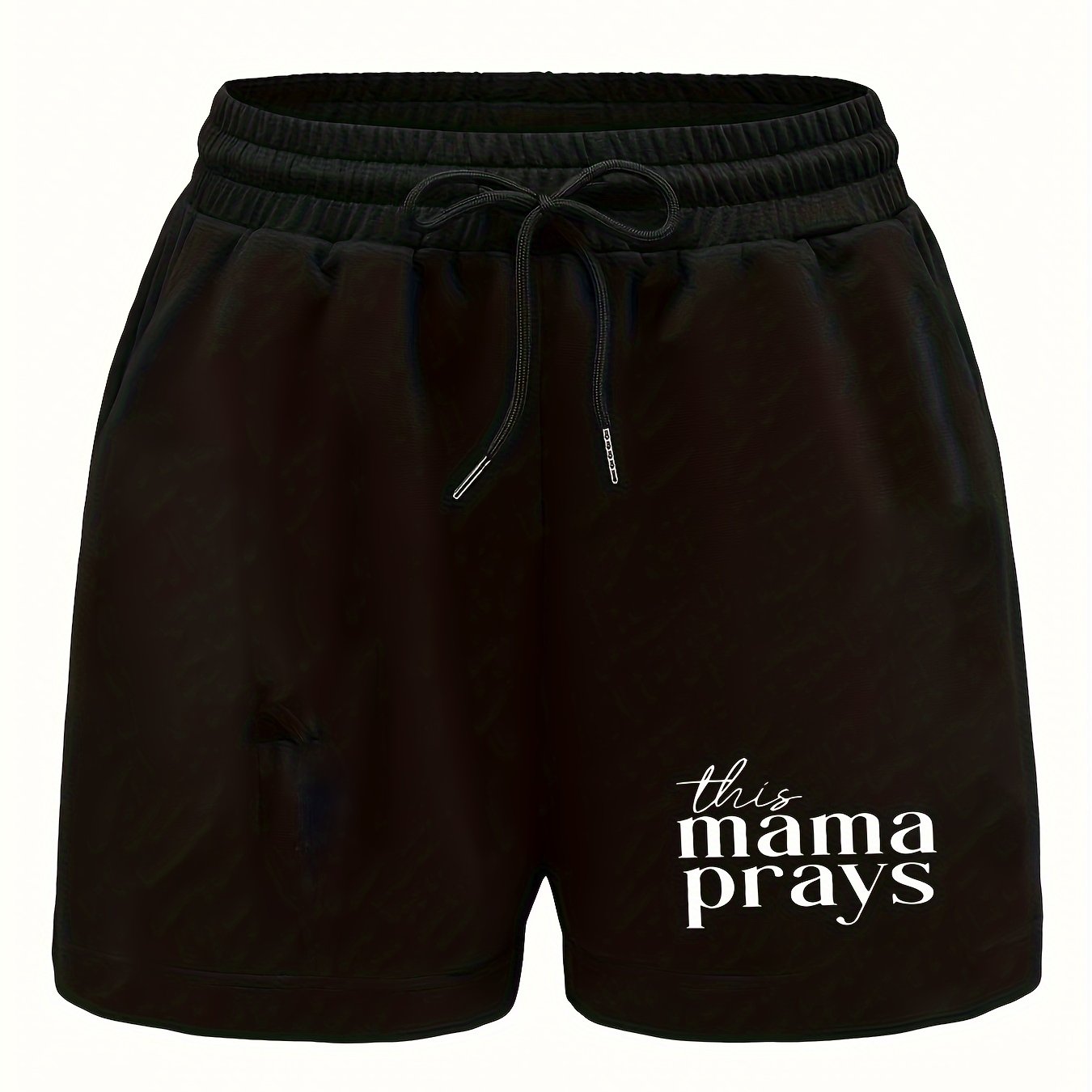 This Mama Prays Women's Christian Shorts claimedbygoddesigns