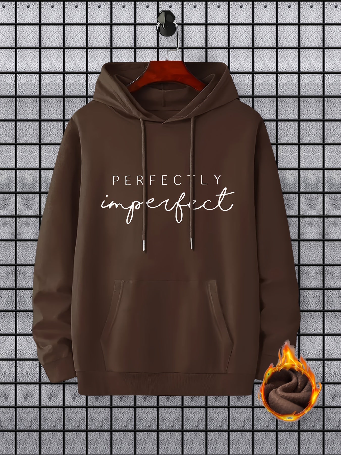 Perfectly Imperfect Men's Christian Pullover Hooded Sweatshirt claimedbygoddesigns