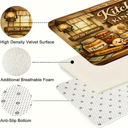 Kitchen Of Kindness Christian Kitchen Mat