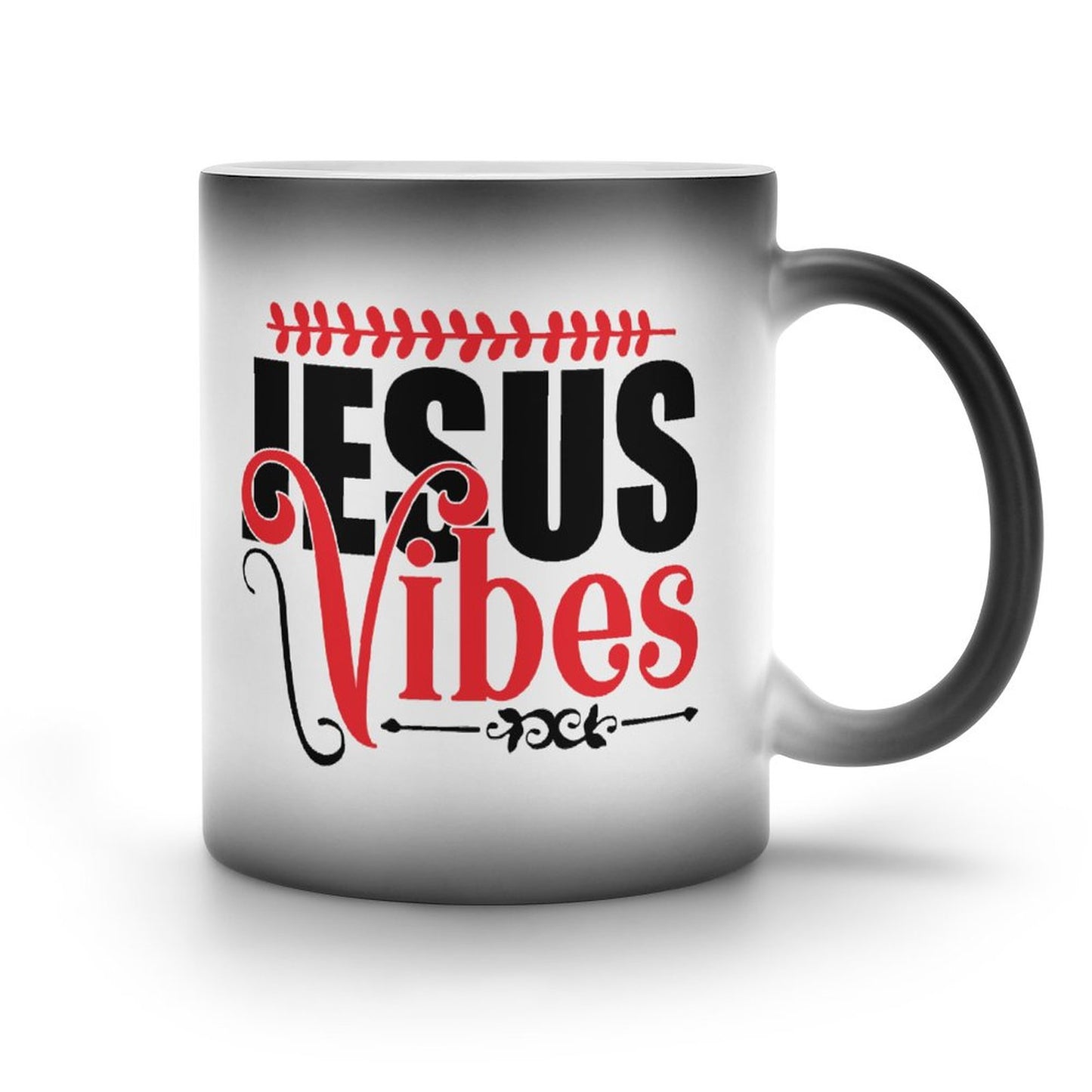 Jesus Vibes Christian Color Changing Mug (Dual-sided )