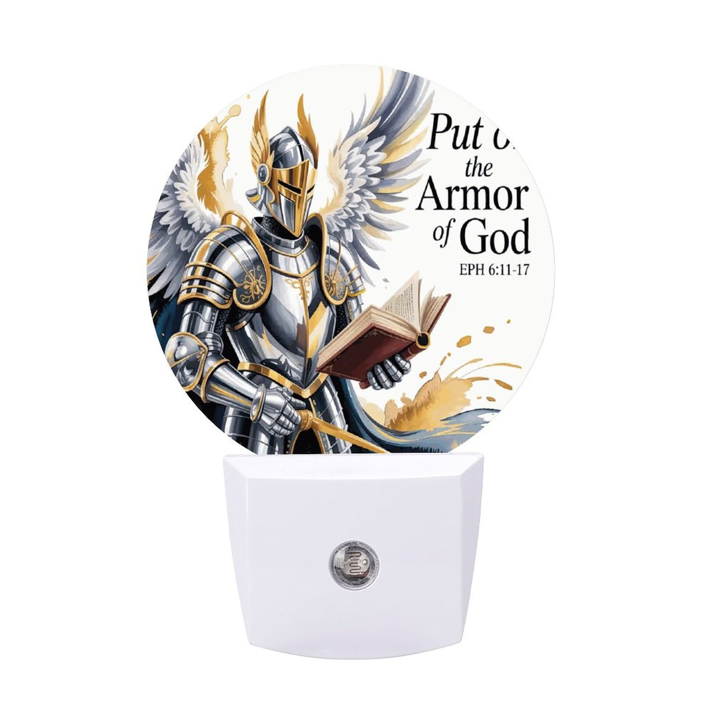 Put On His Armor Christian Night Light For Kids - ClaimedbyGodDesigns