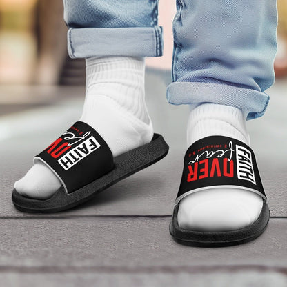Faith Over Fear Christian Children's Sandals - ClaimedbyGodDesigns