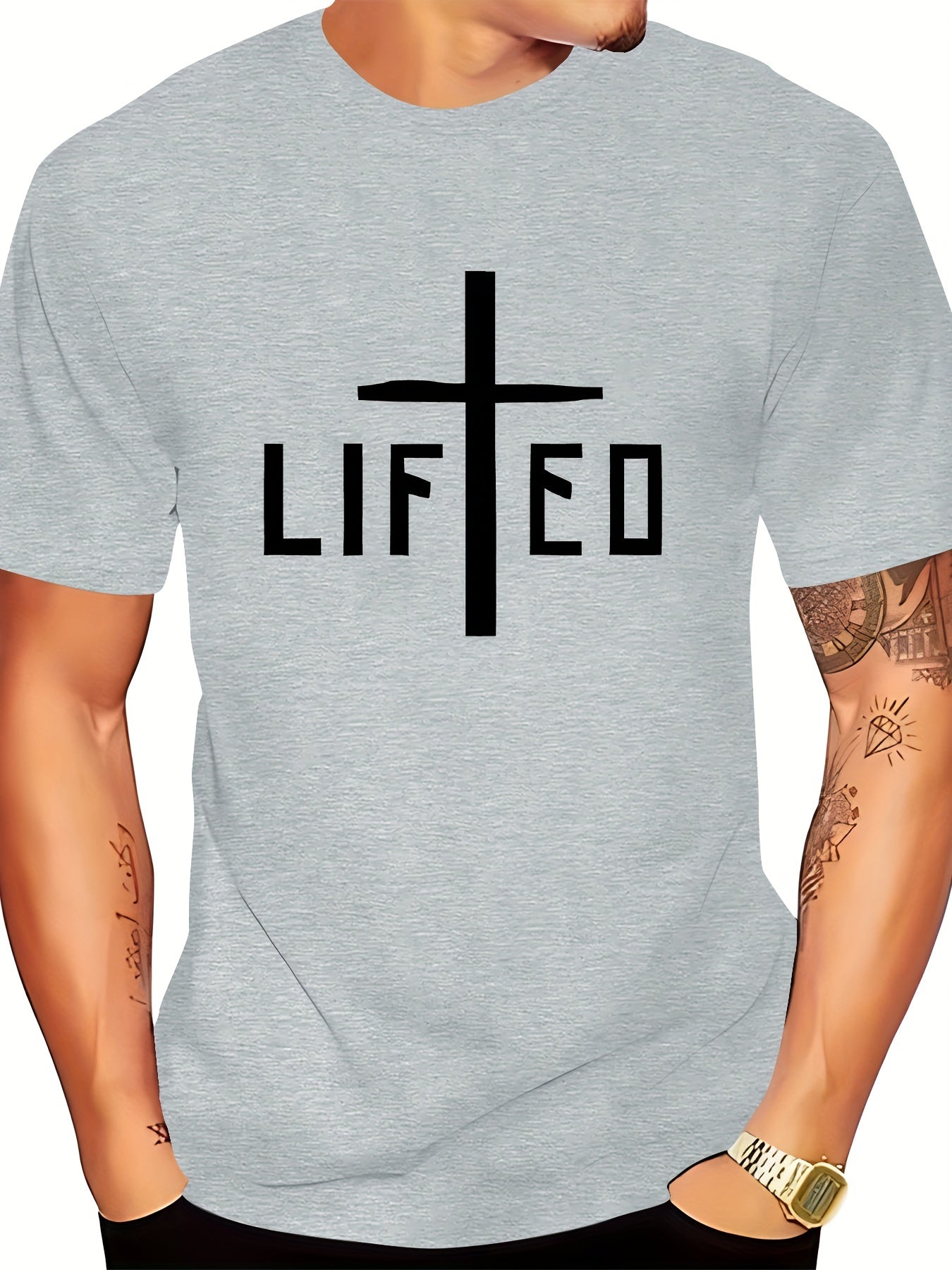Lifted Men's Christian T-shirt claimedbygoddesigns