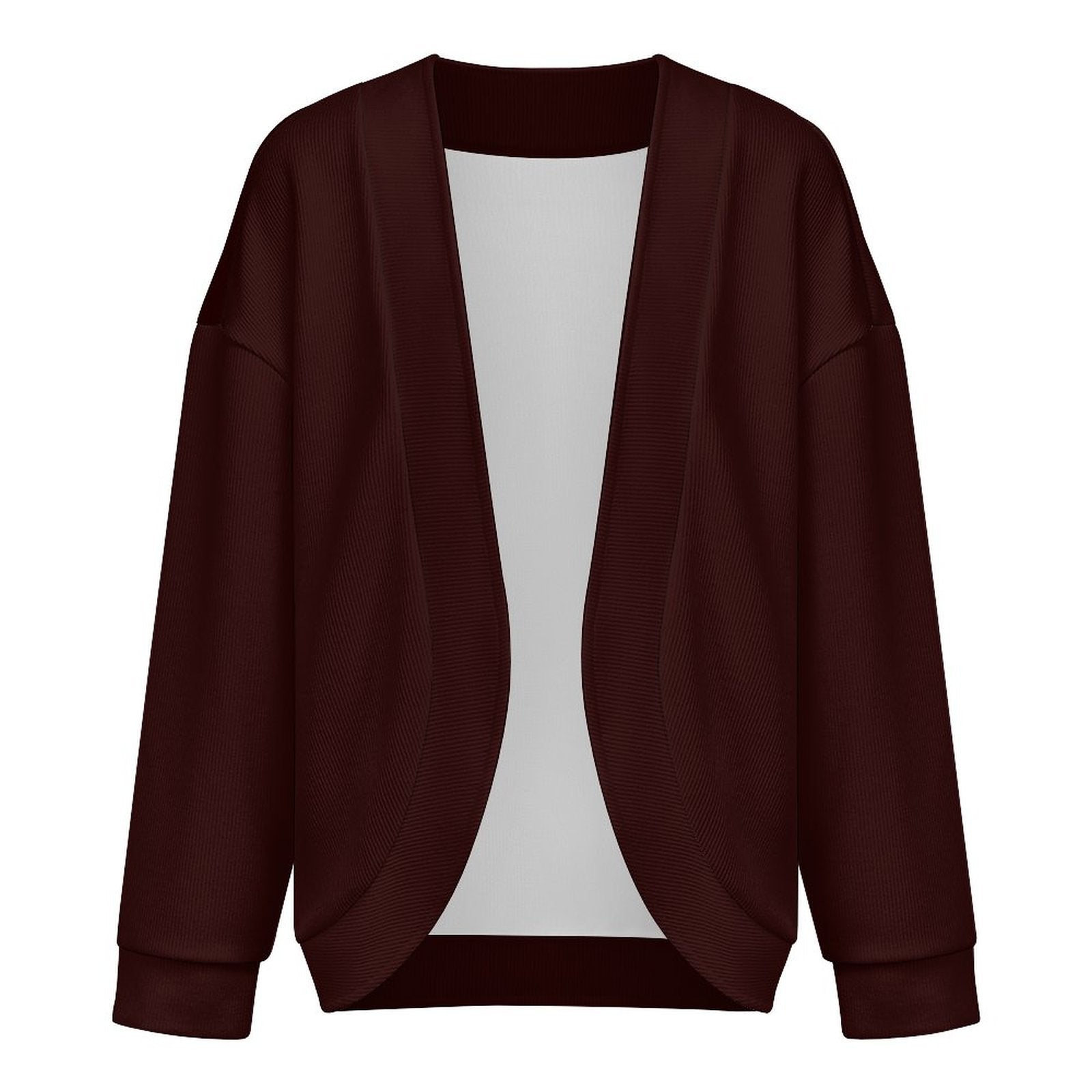 Broken But Chosen Women's Christian Drop Shoulder Cardigan - ClaimedbyGodDesigns