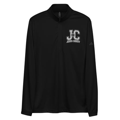 JC  Christ Premium Christian Addidas Quarter zip pullover Sweatshirt