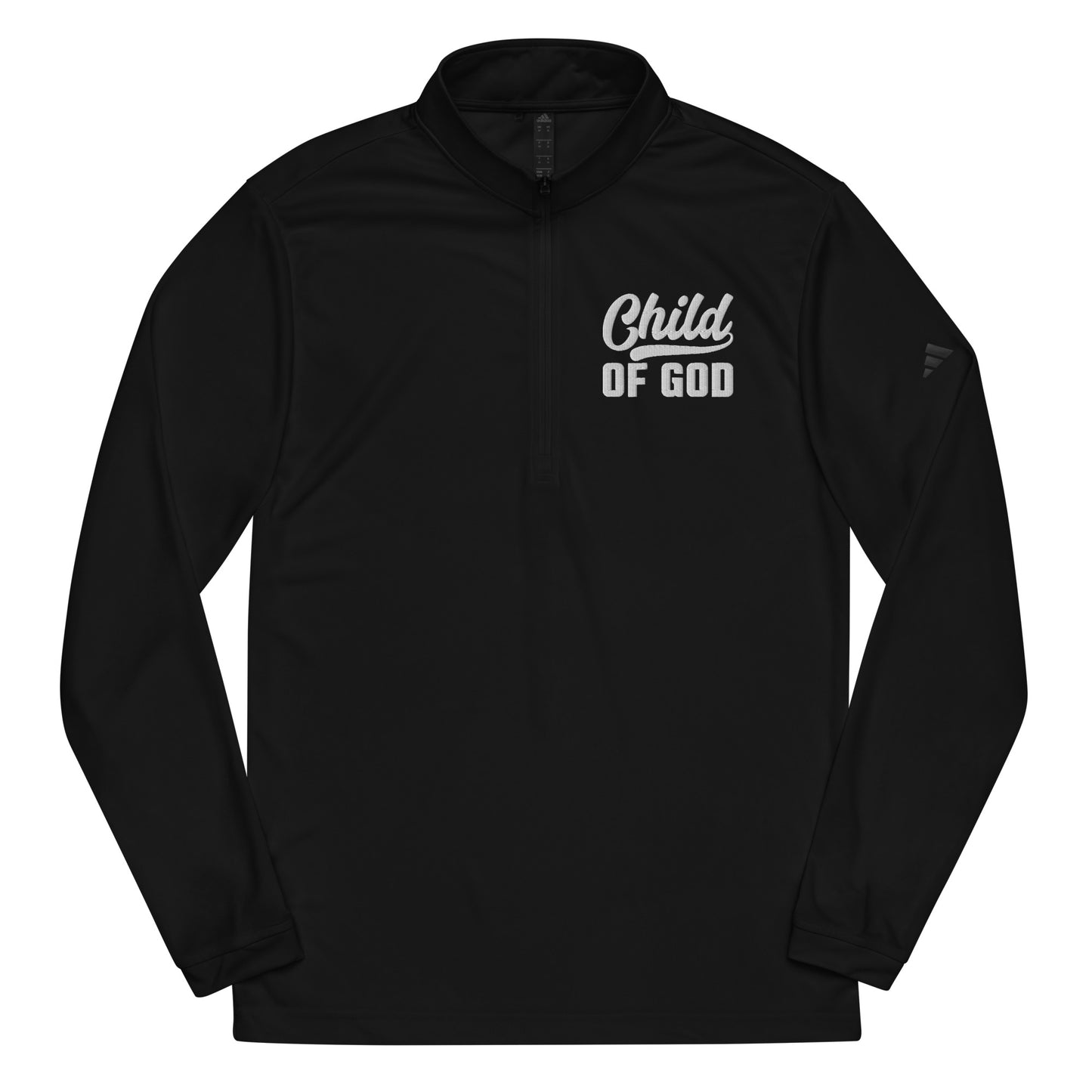 Child Of God Premium Christian Addidas Quarter zip pullover Sweatshirt