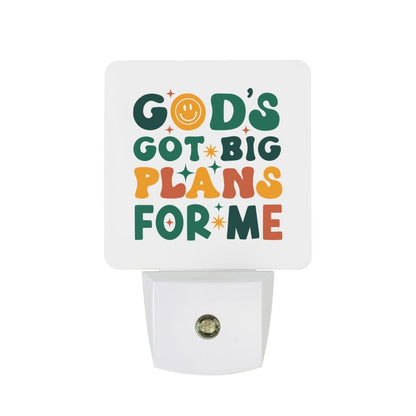 He's Got Big Plans For Me Christian Night Light for kids - ClaimedbyGodDesigns