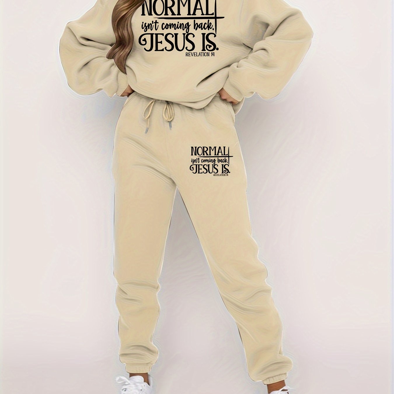 Normal Isn't Coming Back Jesus Is Women's Christian Casual Outfit claimedbygoddesigns