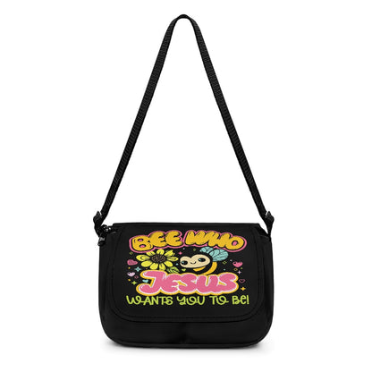 Be Who Jesus Wants You To Be Christian Kids Flap Crossbody Bag