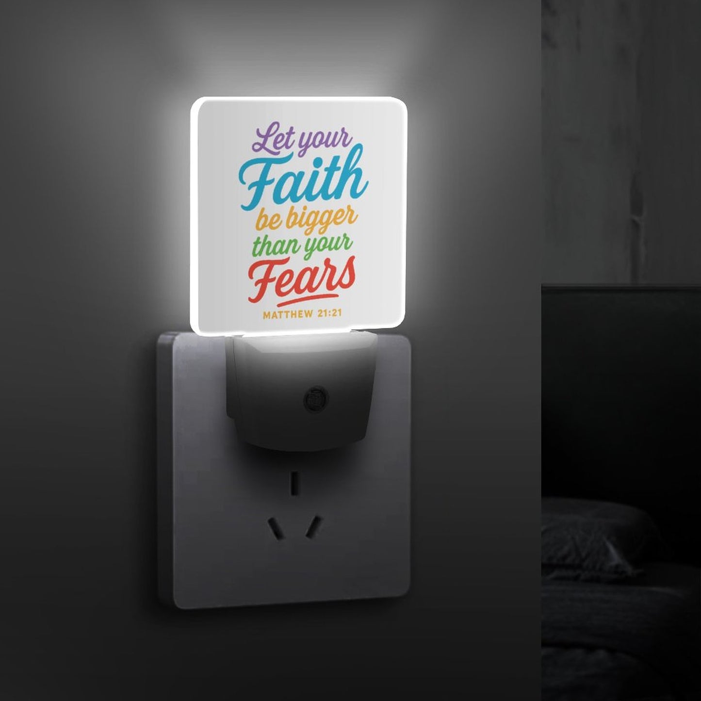 Let Your Faith Be Bigger Christian Night Light For Kids