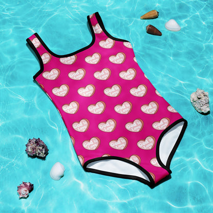 He Is Love Christian Kids Swimsuit - ClaimedbyGodDesigns