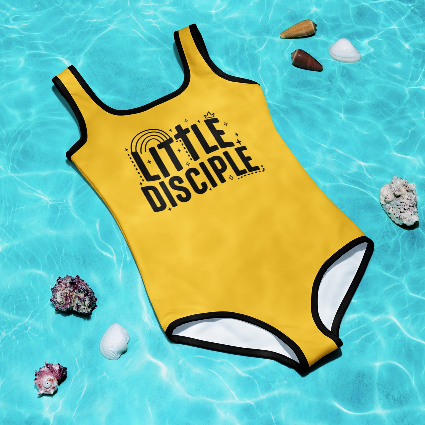 Little Christian Kids Swimsuit - ClaimedbyGodDesigns